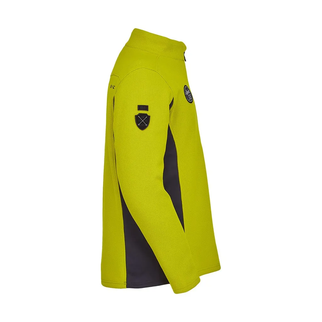 Mens Bandit Wengen Half Zip - Citron