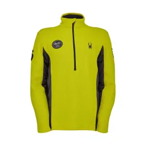 Mens Bandit Wengen Half Zip - Citron