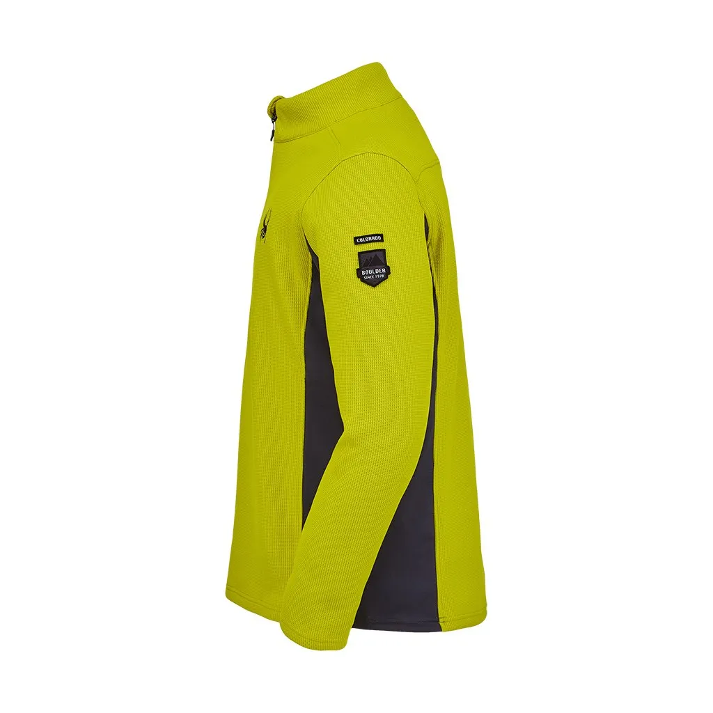 Mens Bandit Wengen Half Zip - Citron