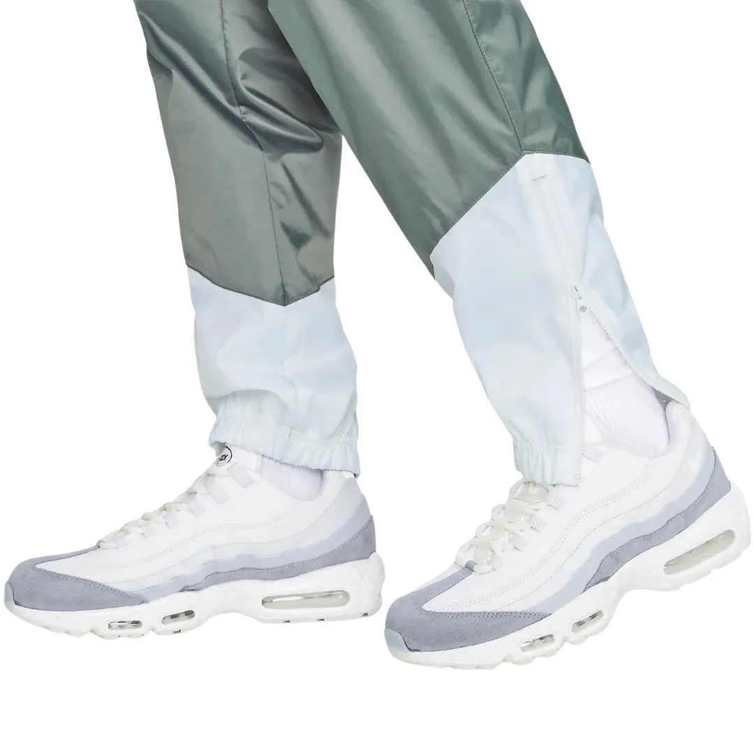 Men's Nike Windrunner Woven Lined Pants - Smoke Grey/White/Black