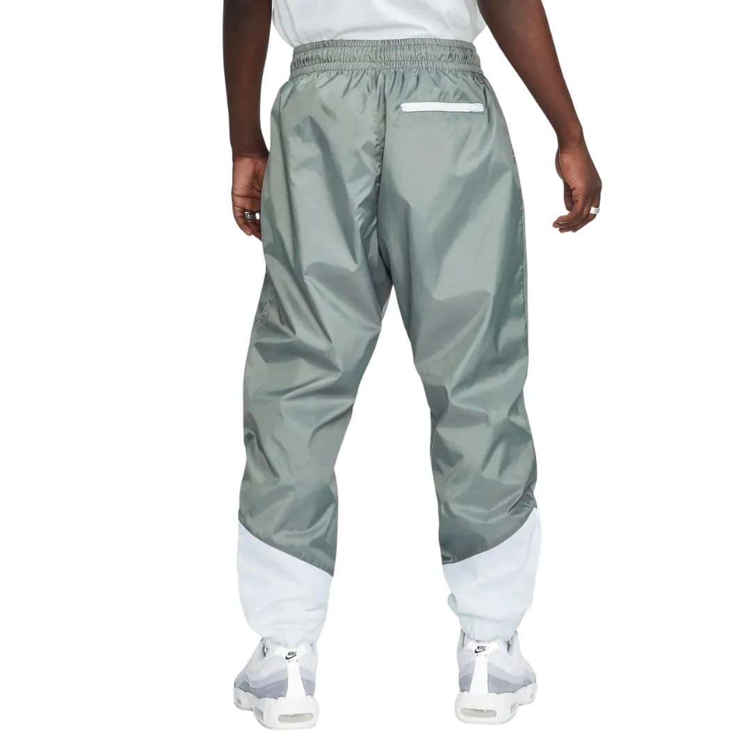 Men's Nike Windrunner Woven Lined Pants - Smoke Grey/White/Black