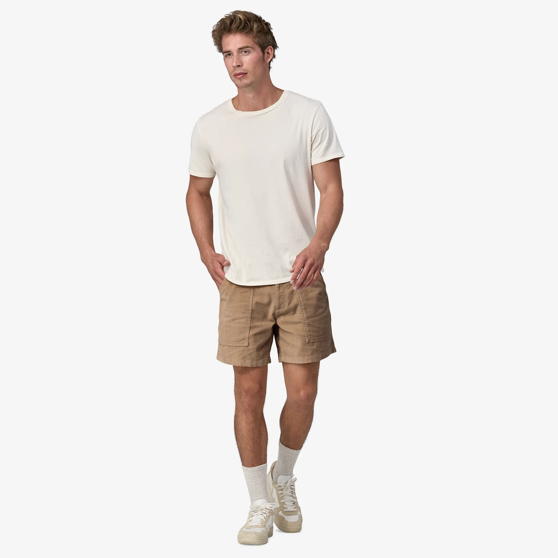 Men's Organic Cotton Cord Utility Shorts - 6"