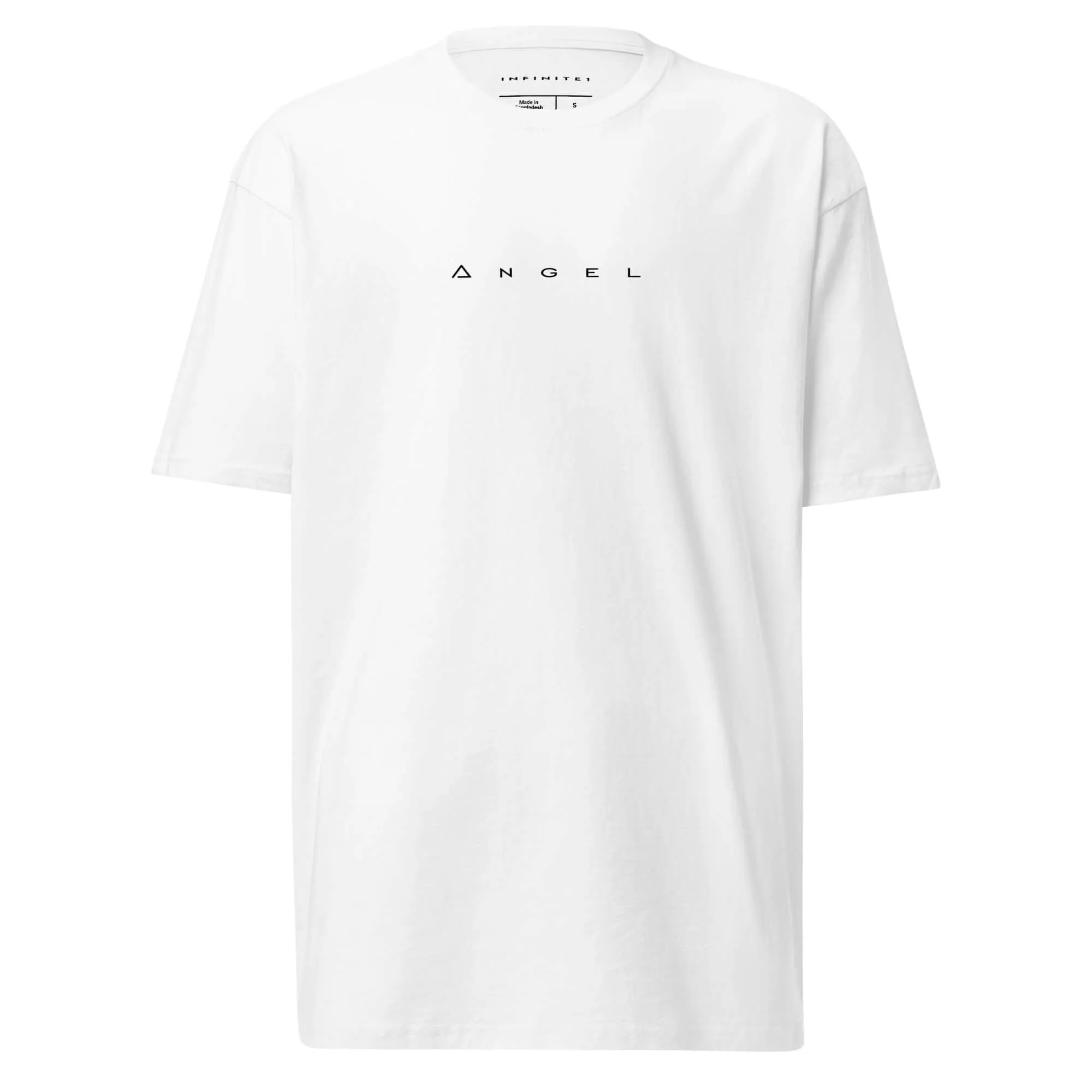 Men’s Slogan And Guardian Angel Graphic Tee