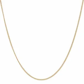 Metier Modern 18k Gold Fine Curb Link Chain