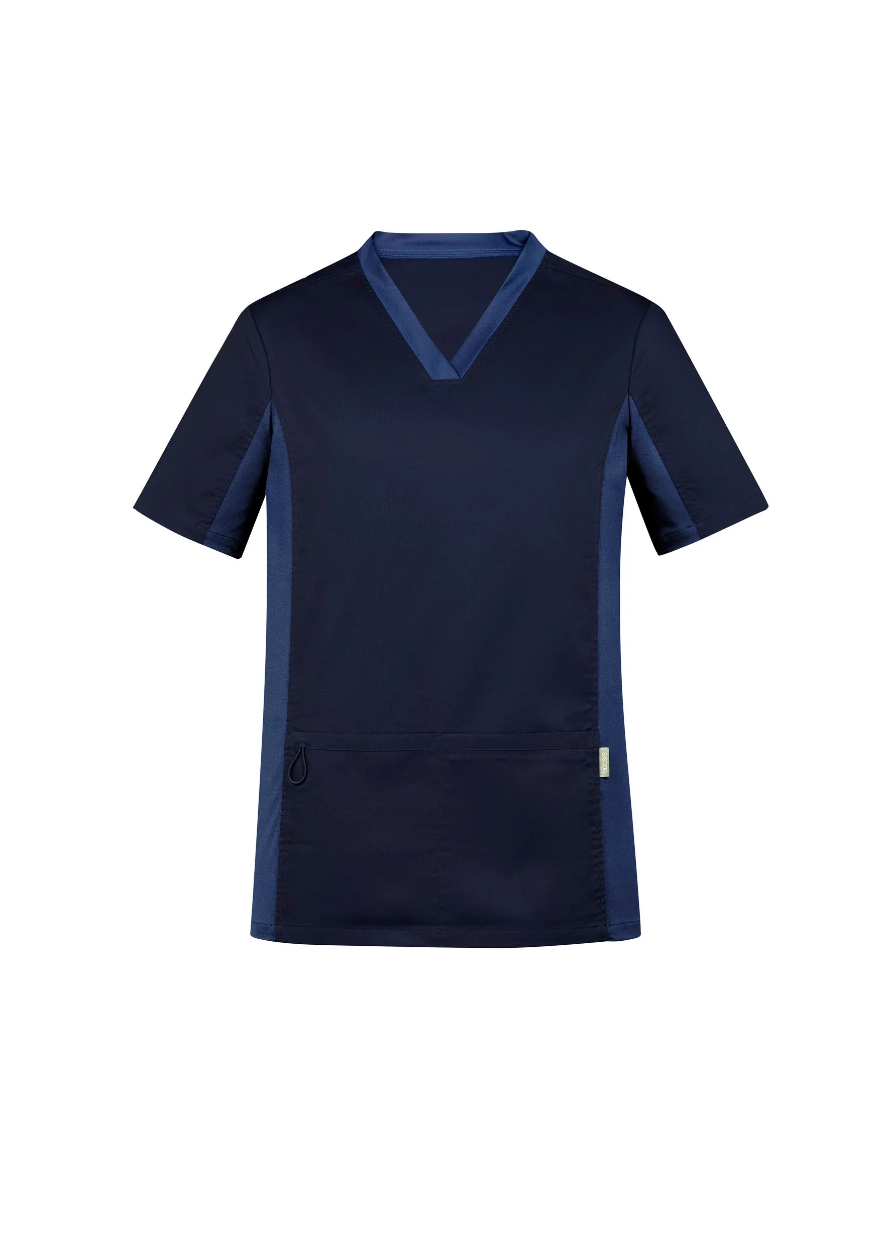 NDC Biz Care Men's Riley V-Neck Scrub Top Midnight Navy NDC-CST043MSMID