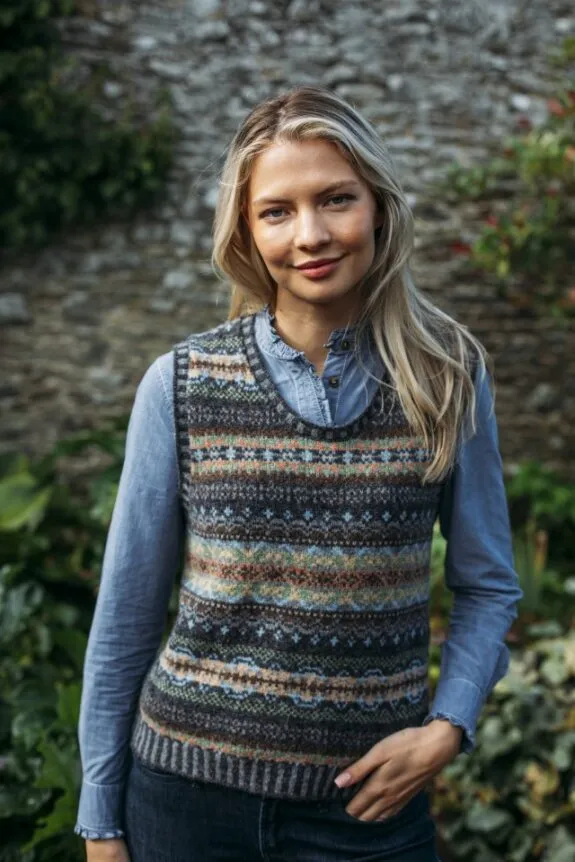 NEW Eribe Westray Fair Isle Vest - Aviemore