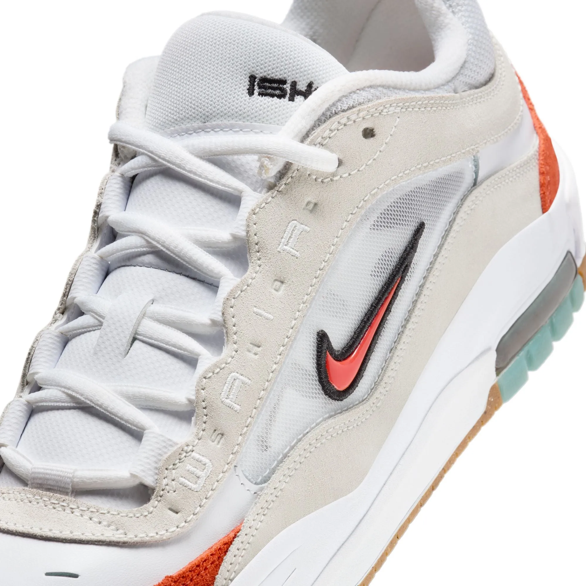 Nike SB Air Max Ishod - White/Orange Summit-White-Black