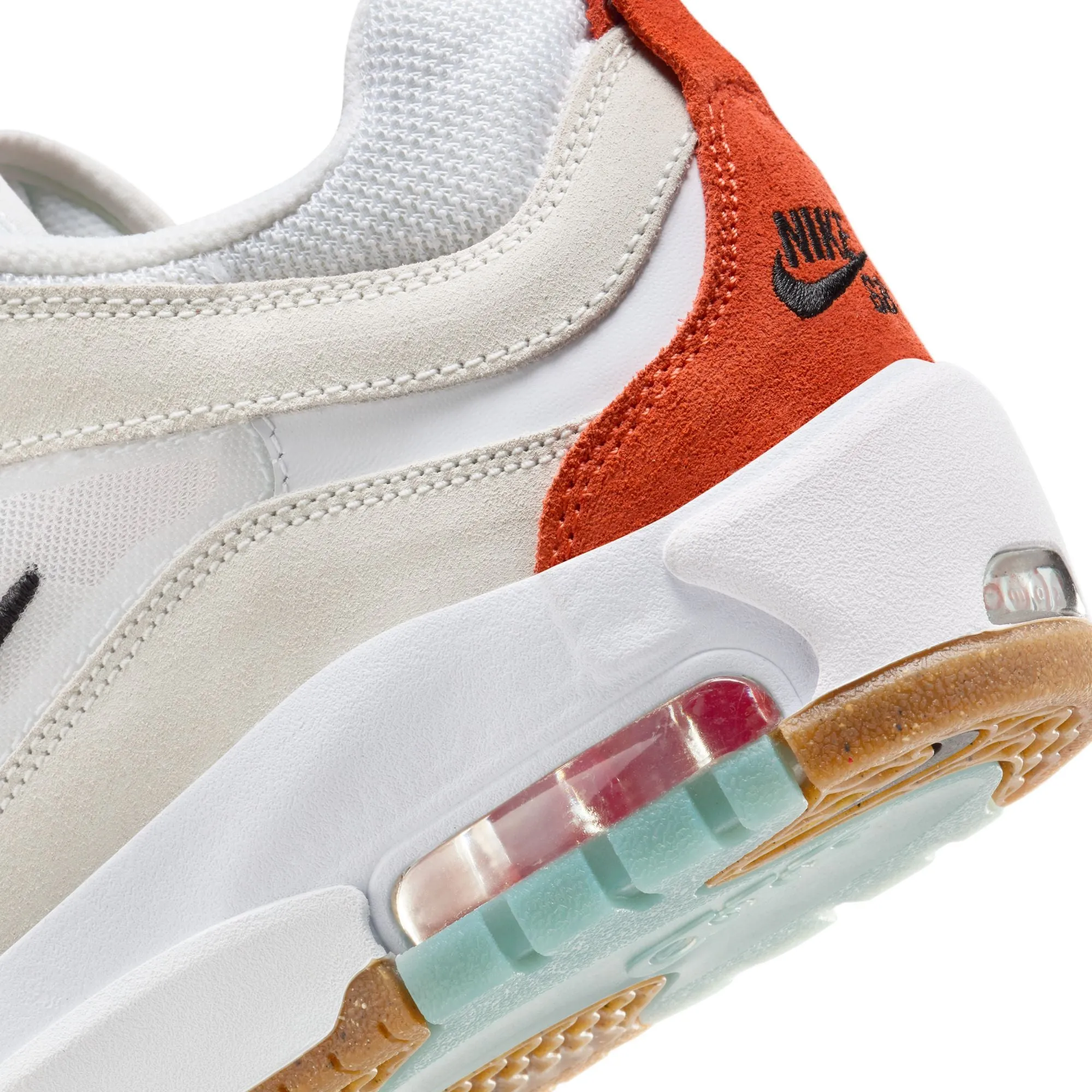 Nike SB Air Max Ishod - White/Orange Summit-White-Black