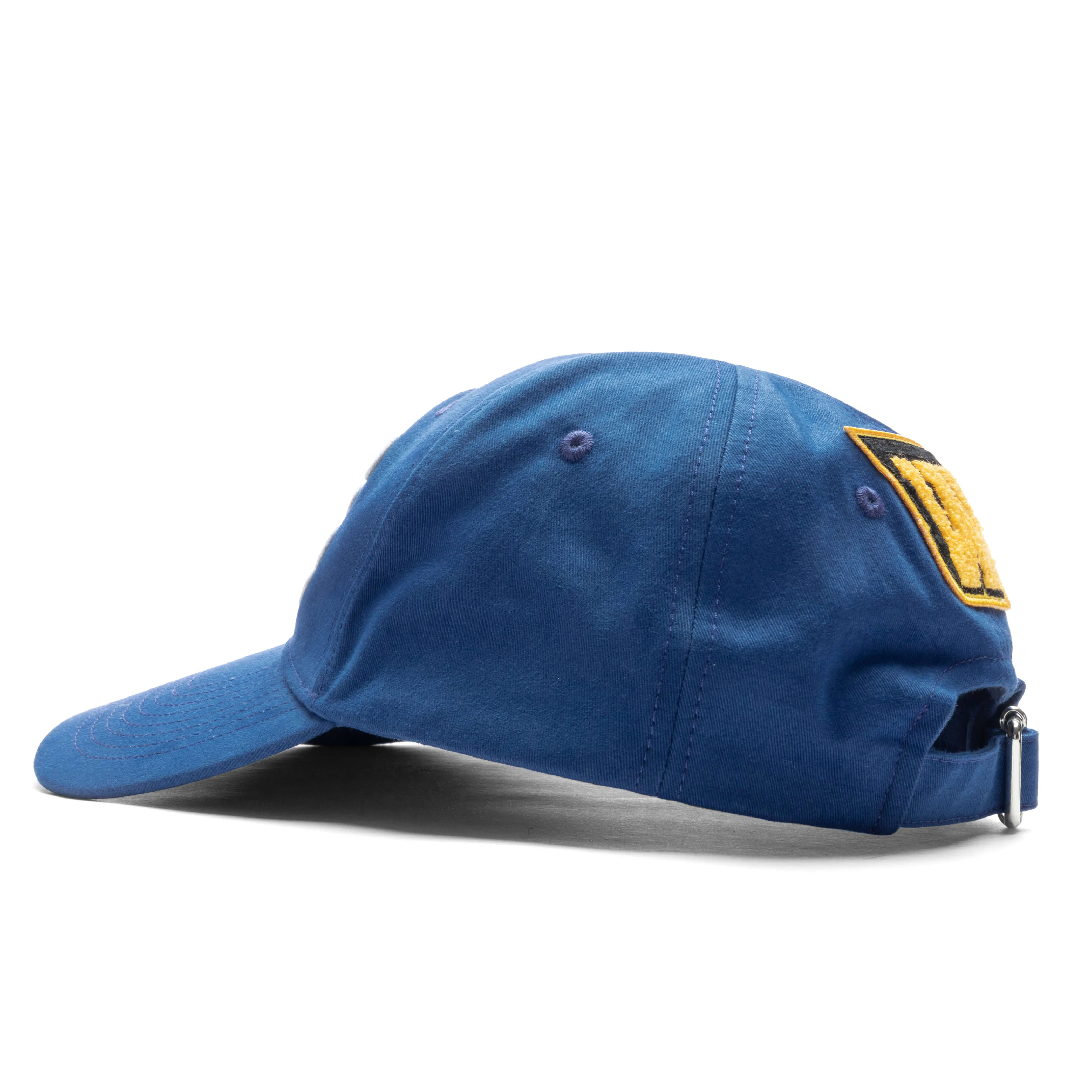 Off White c/o Virgil Abloh World Varsity Baseball Cap - Blue/Yellow