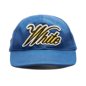 Off White c/o Virgil Abloh World Varsity Baseball Cap - Blue/Yellow