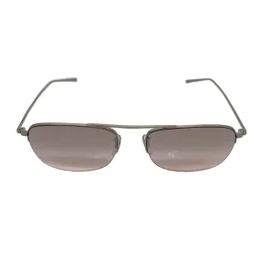 OLIVER PEOPLES Unisex Rimless Sunglasses - Brushed Silver