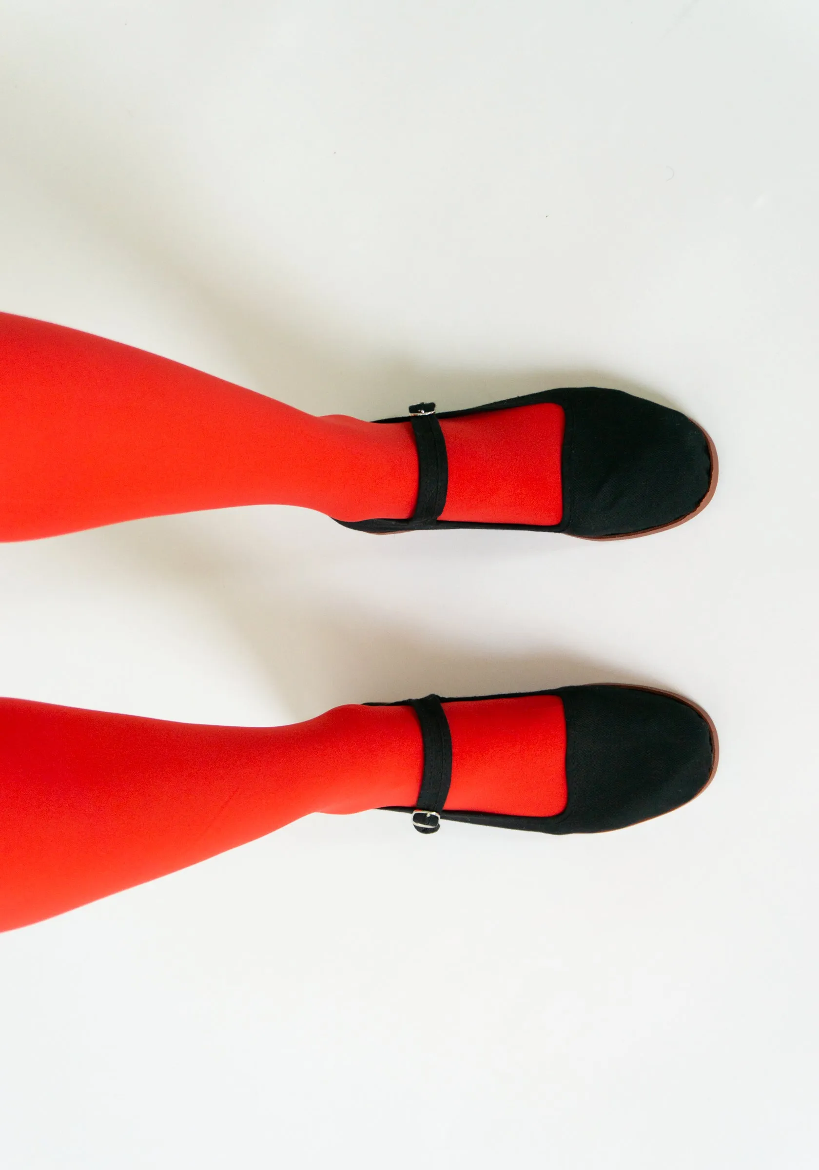 Olivia Premium Tights in Red