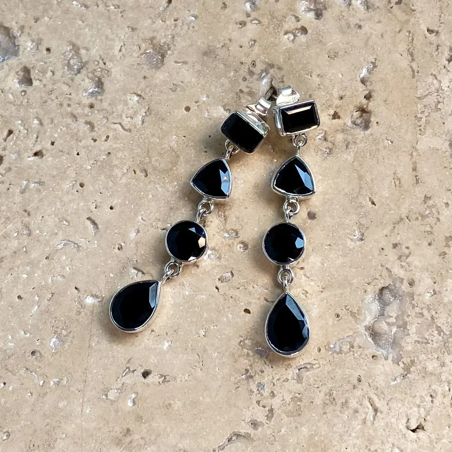 Onyx Earrings - Nailah