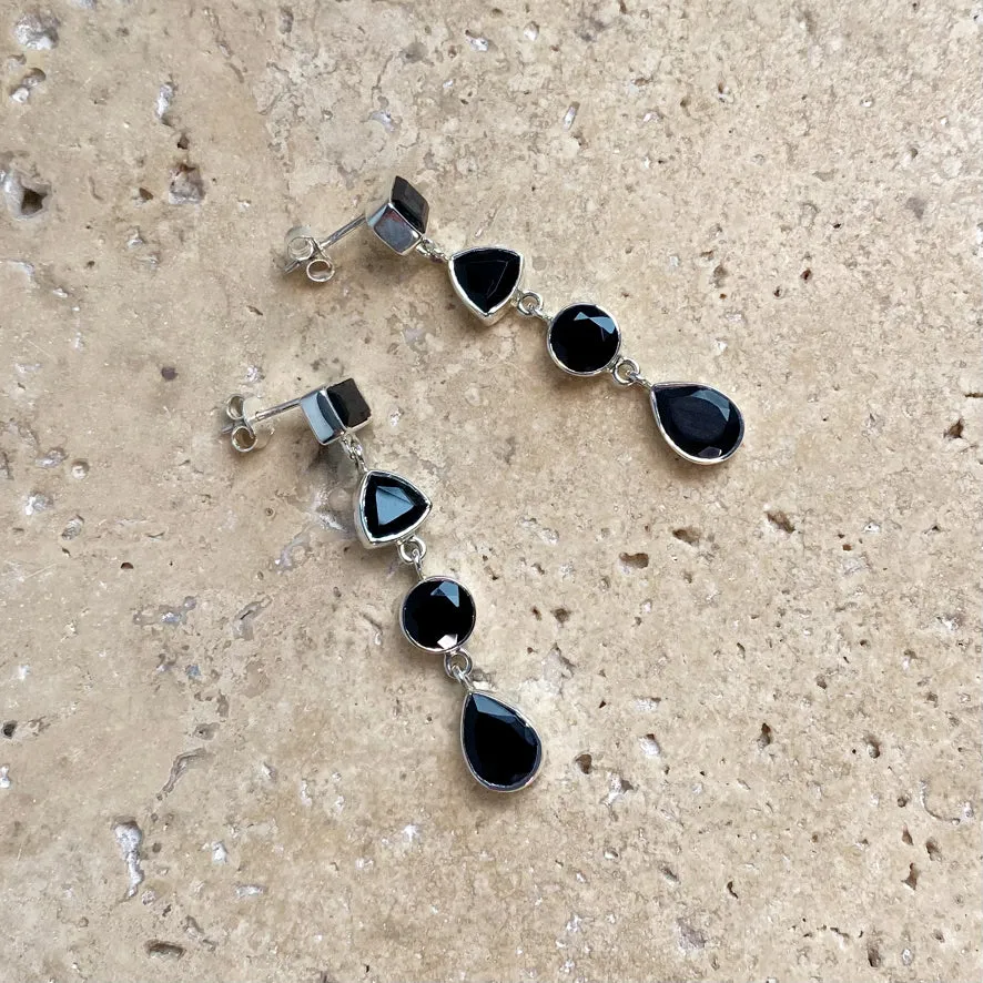 Onyx Earrings - Nailah