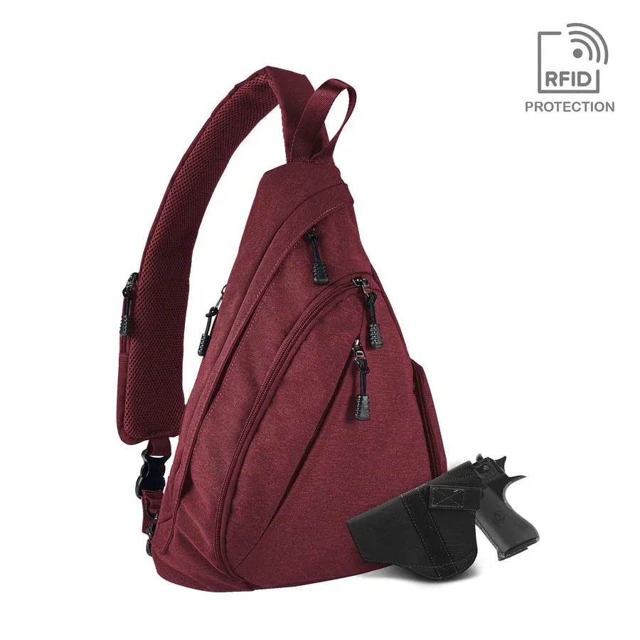 Peyton Unisex Sling Shoulder Concealed Carry Backpack