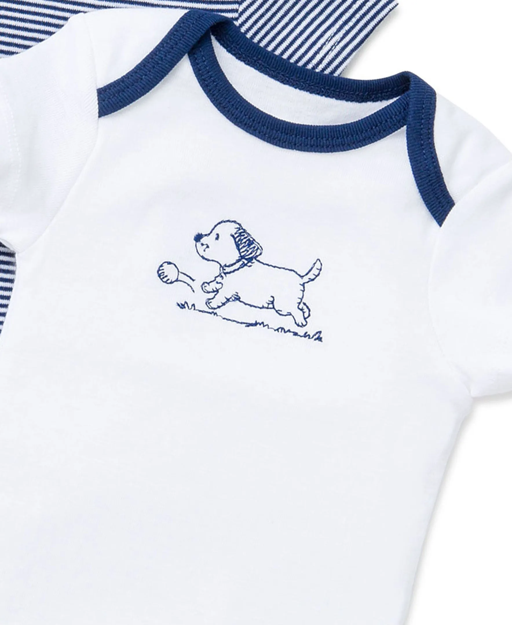 Puppy Toile 3-Pack Bodysuits