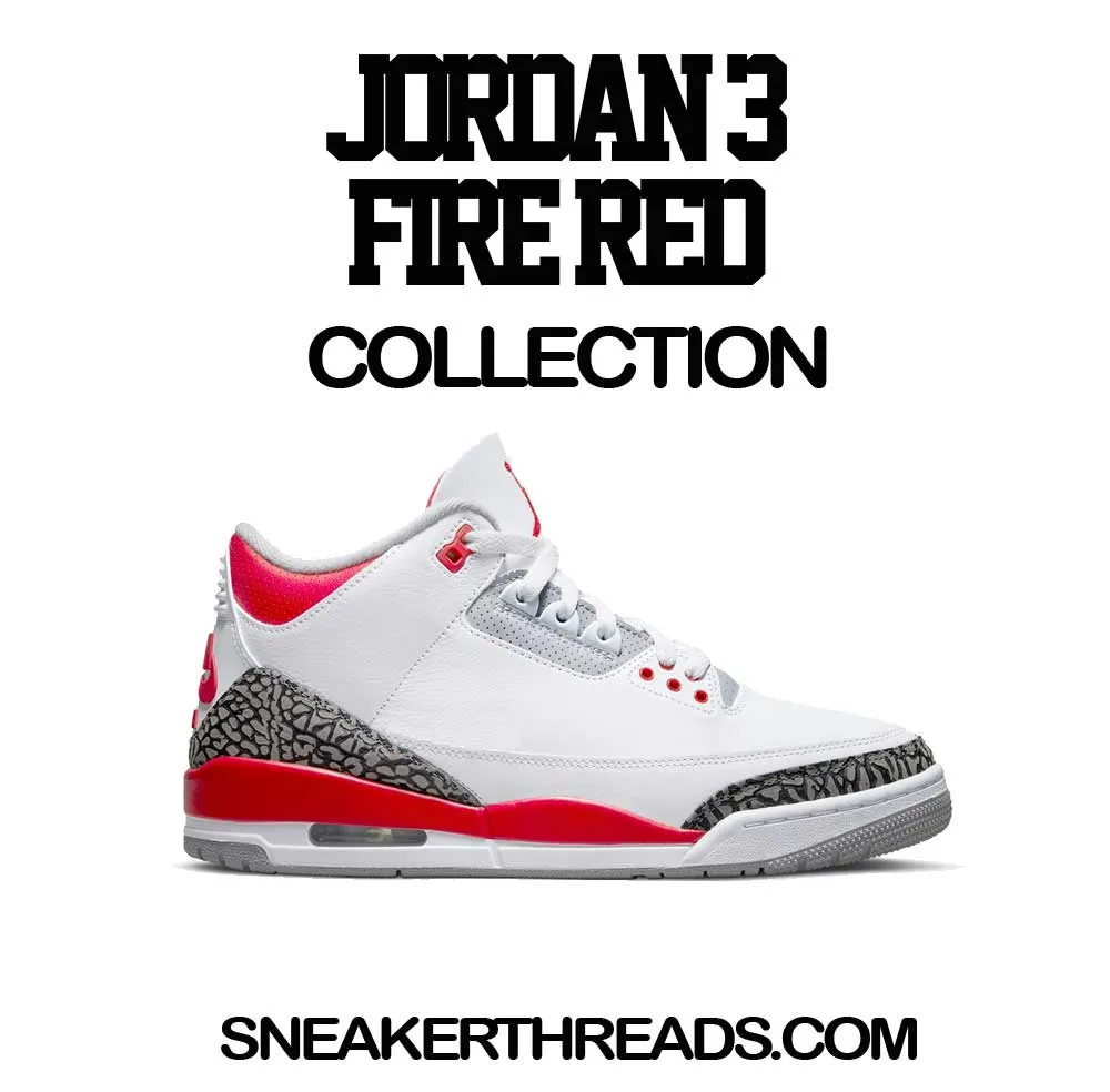 Retro 3 Fire Red Jacket - Rookie Bear - Black