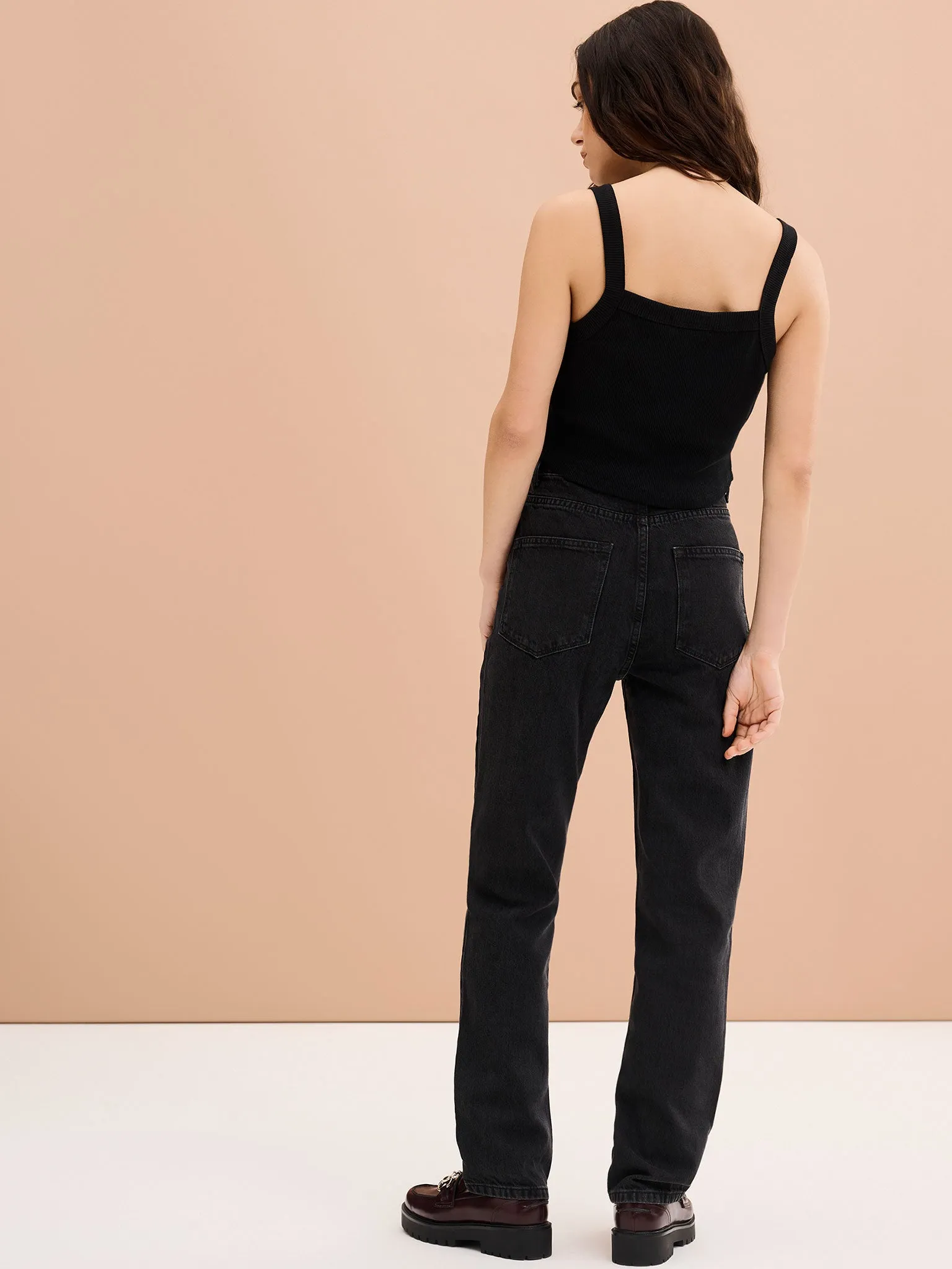 Rowan Cropped Top in Black