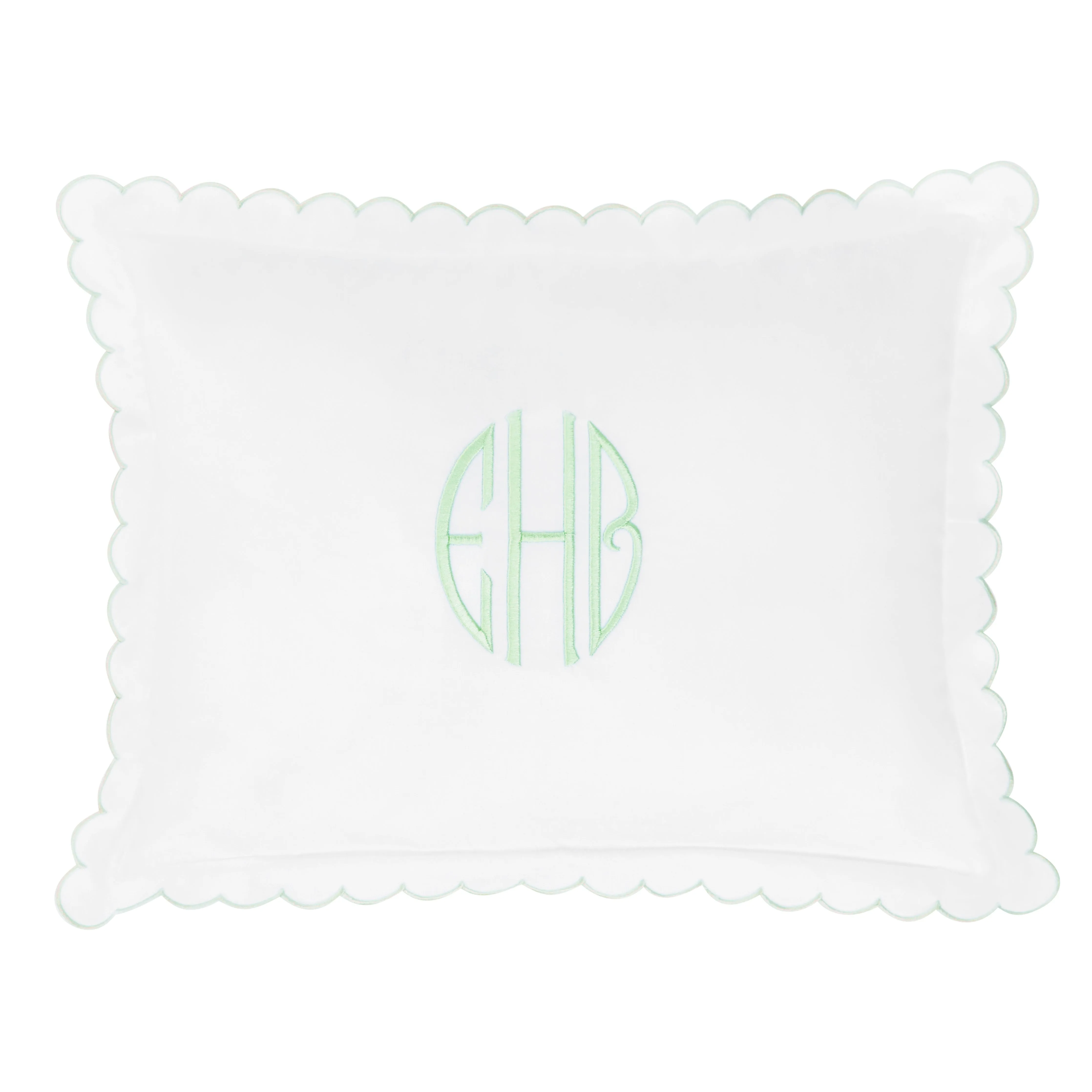 Scallop Baby Pillowcase - Meadow