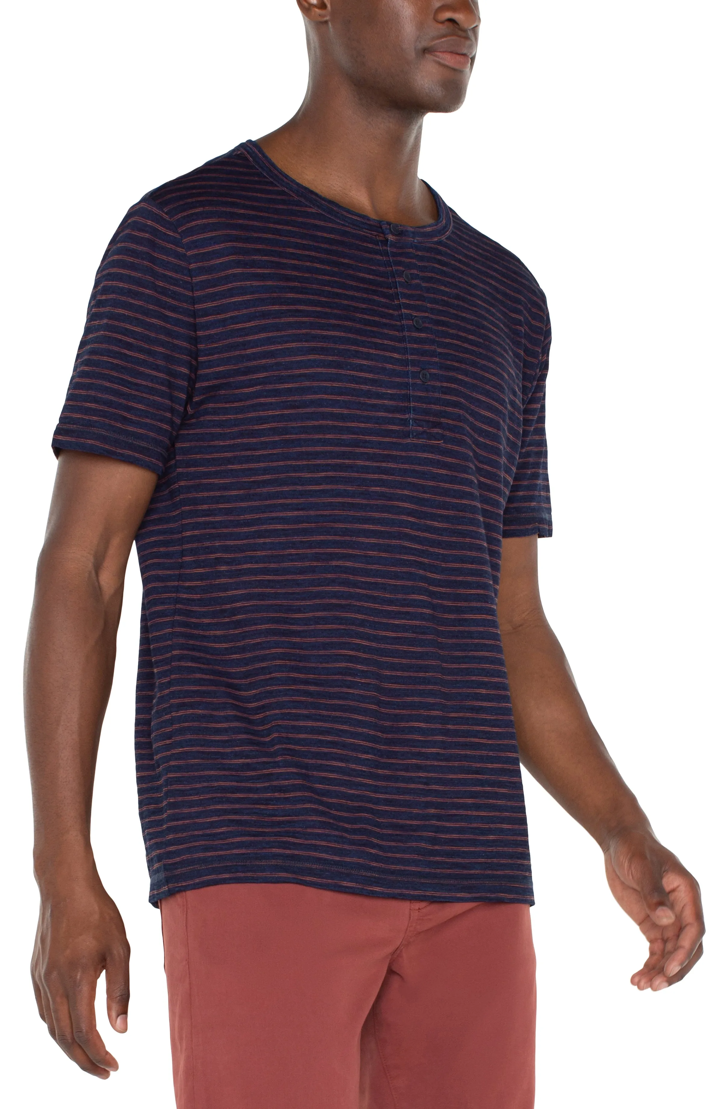 SHORT SLEEVE HENLEY