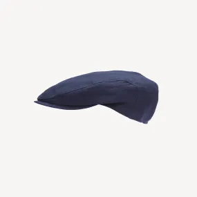 Slim Cap - Navy Linen