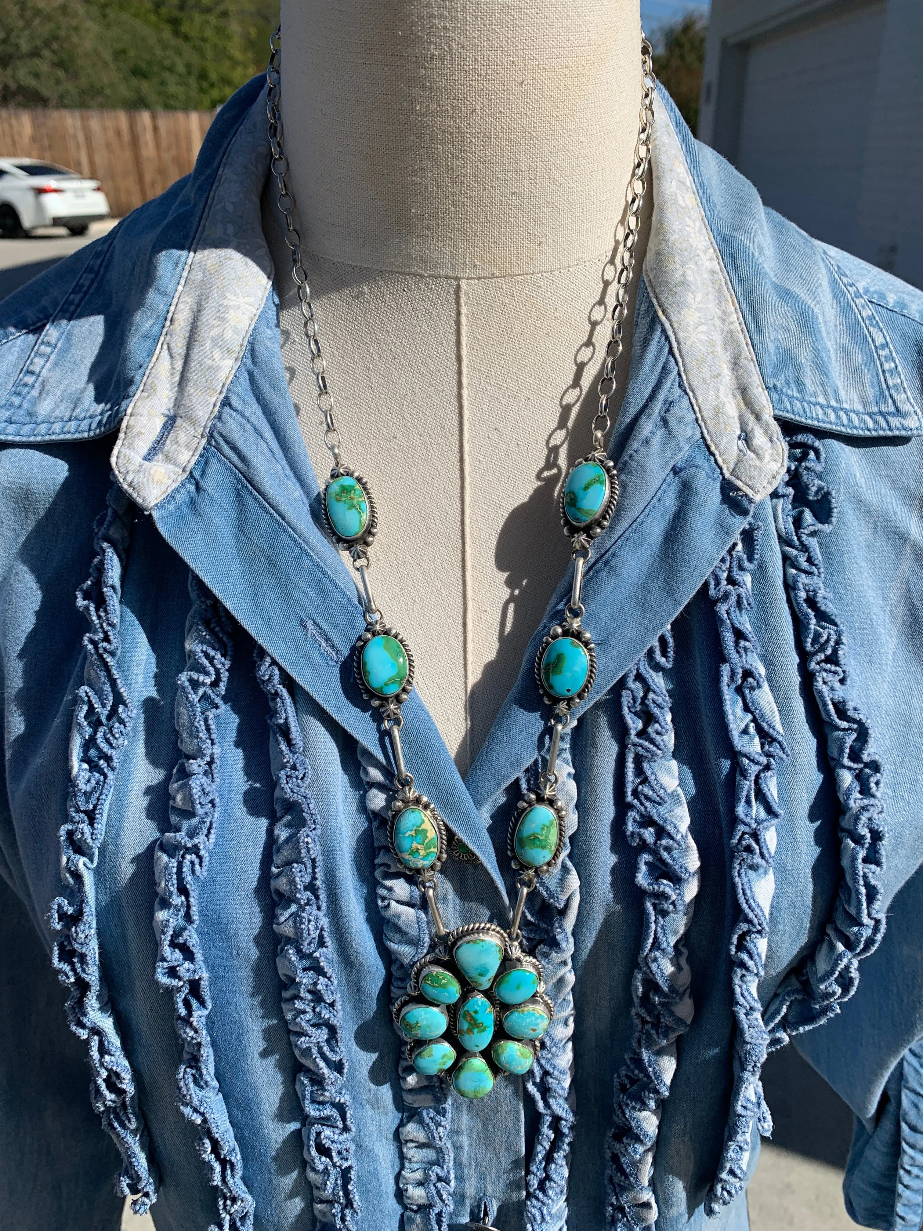 Sonoran Gold Turquoise Lariat