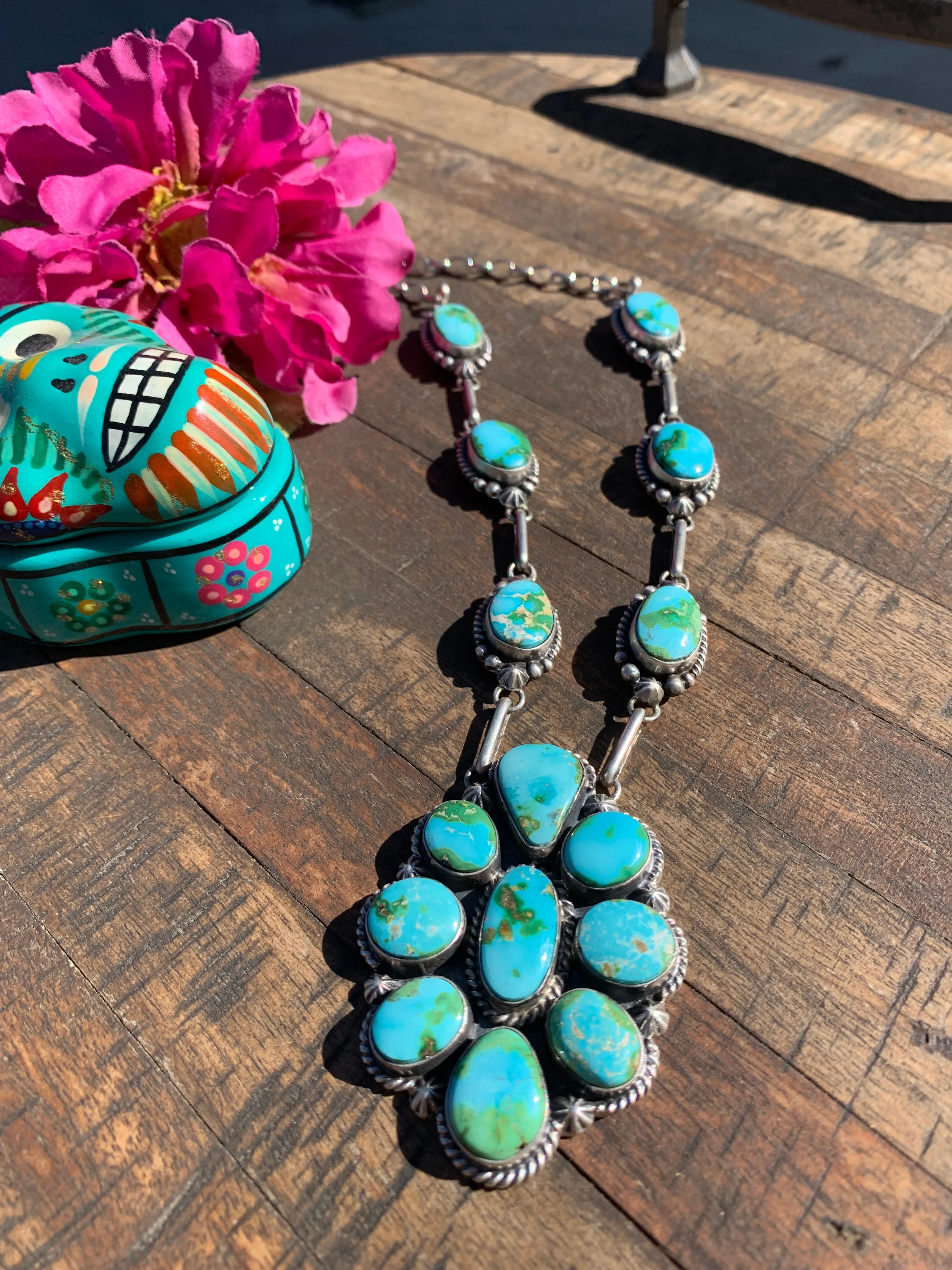 Sonoran Gold Turquoise Lariat