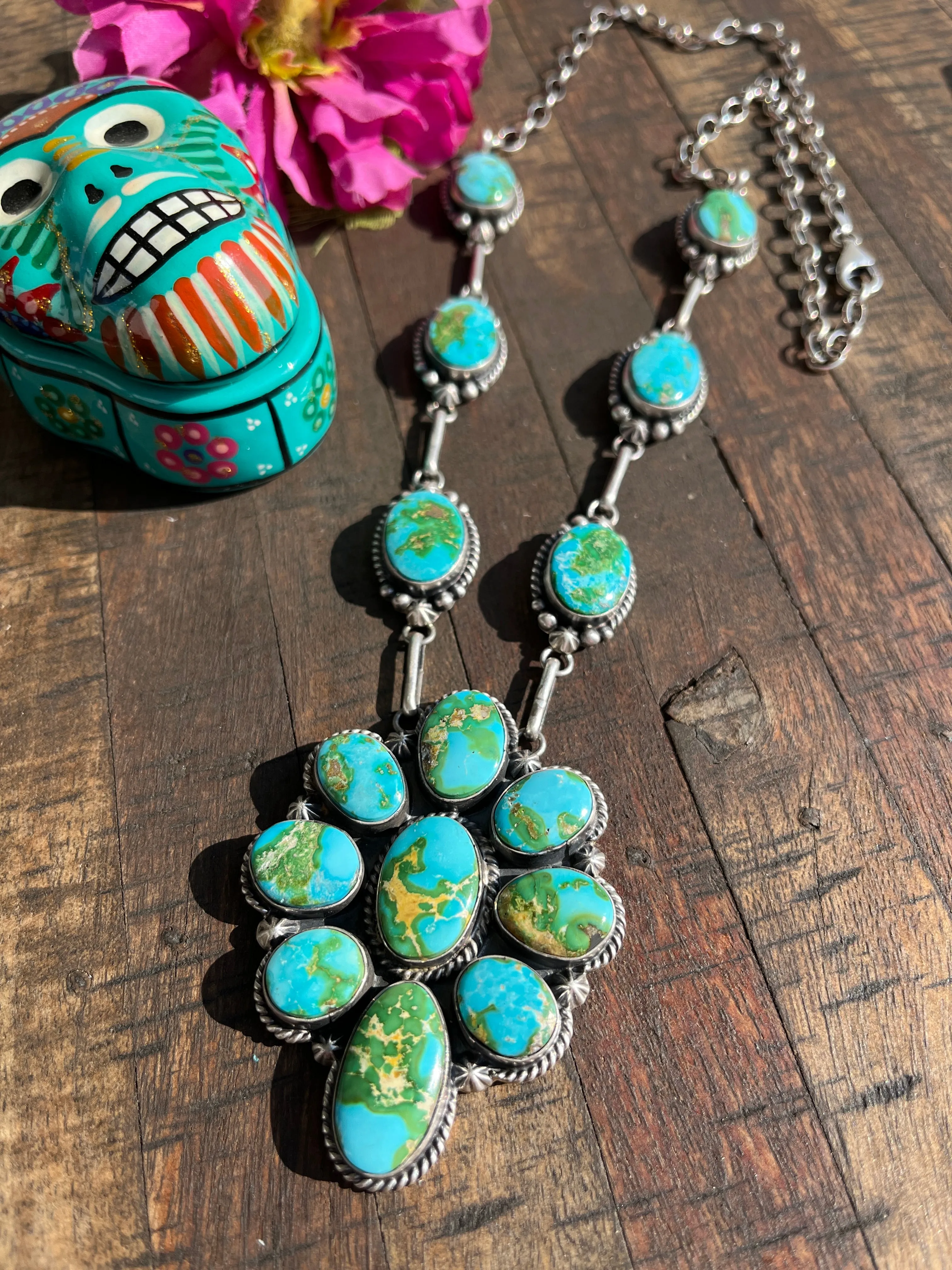 Sonoran Gold Turquoise Necklace