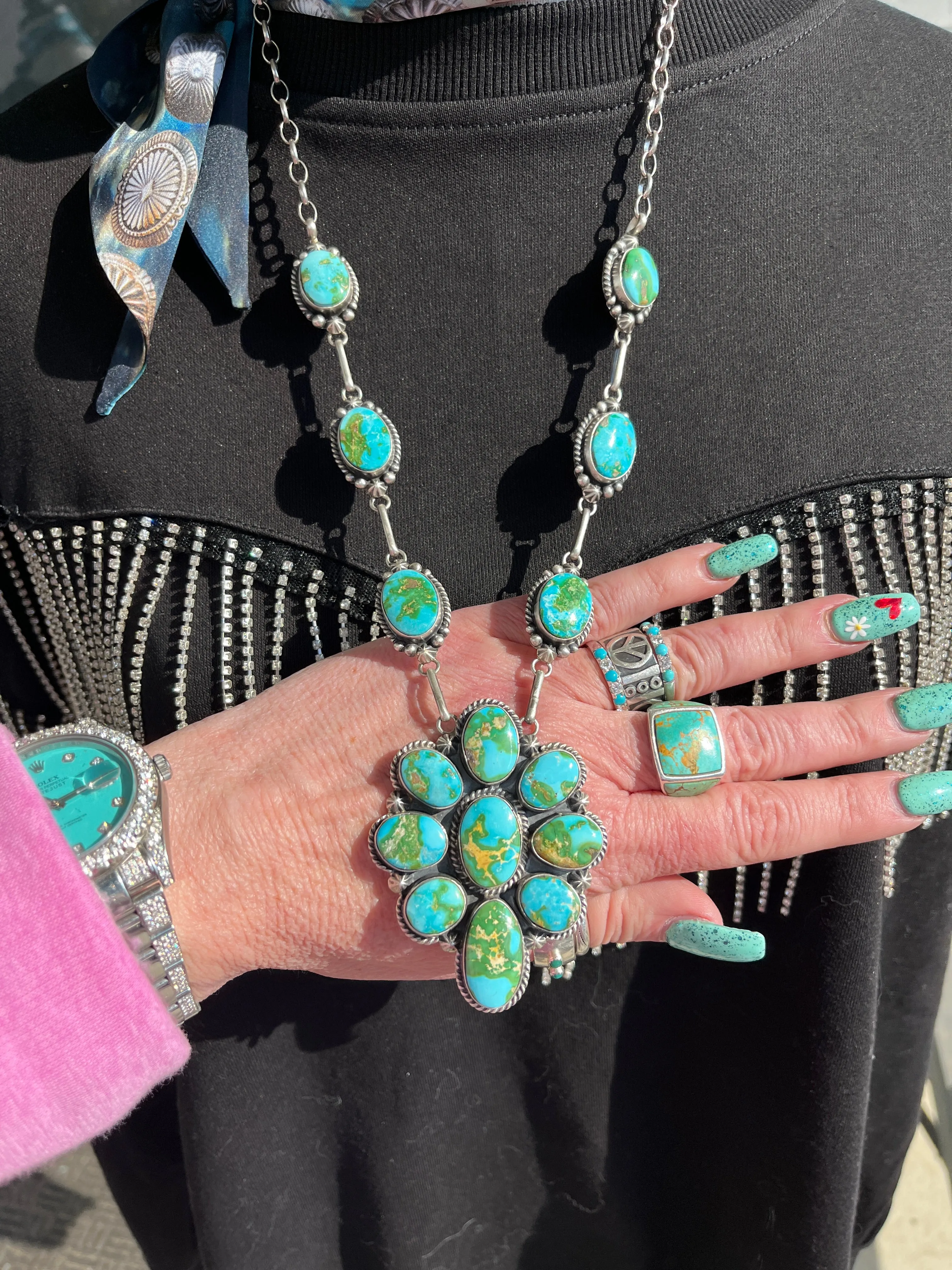 Sonoran Gold Turquoise Necklace