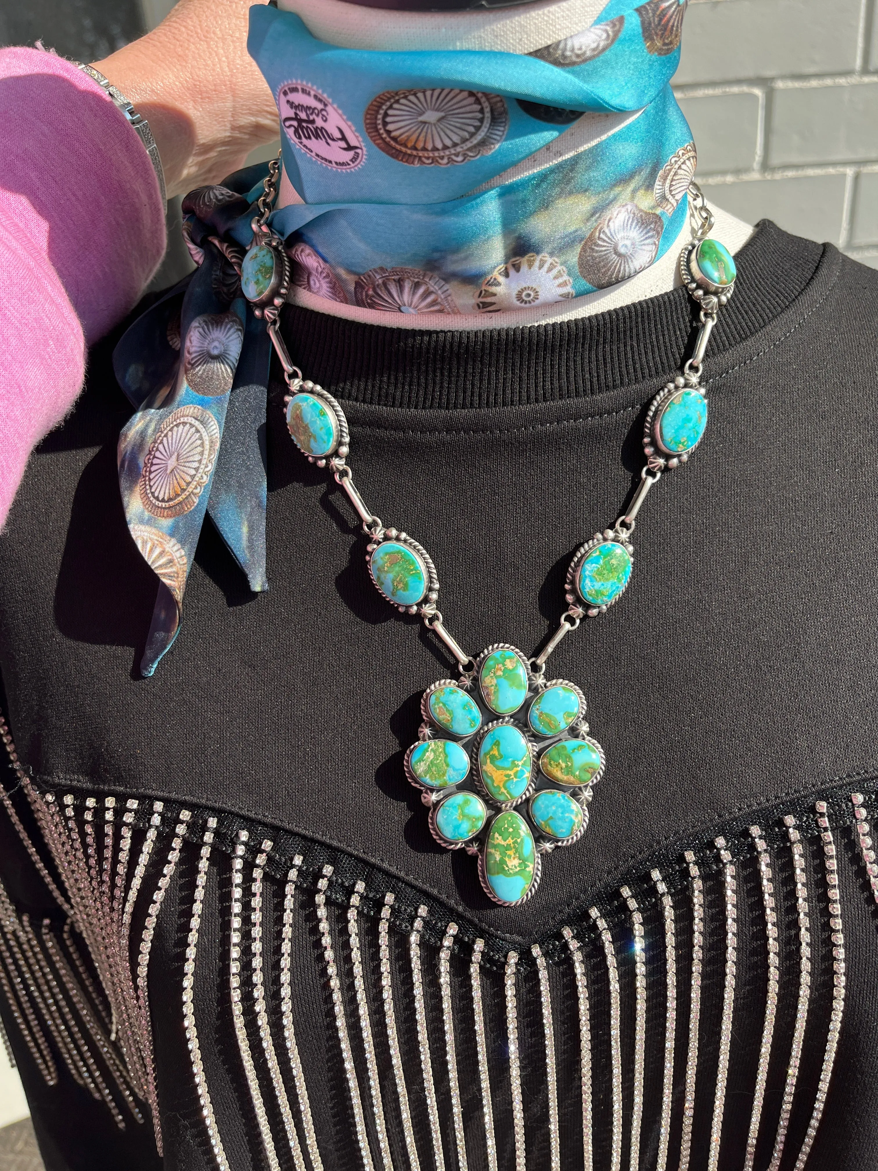 Sonoran Gold Turquoise Necklace