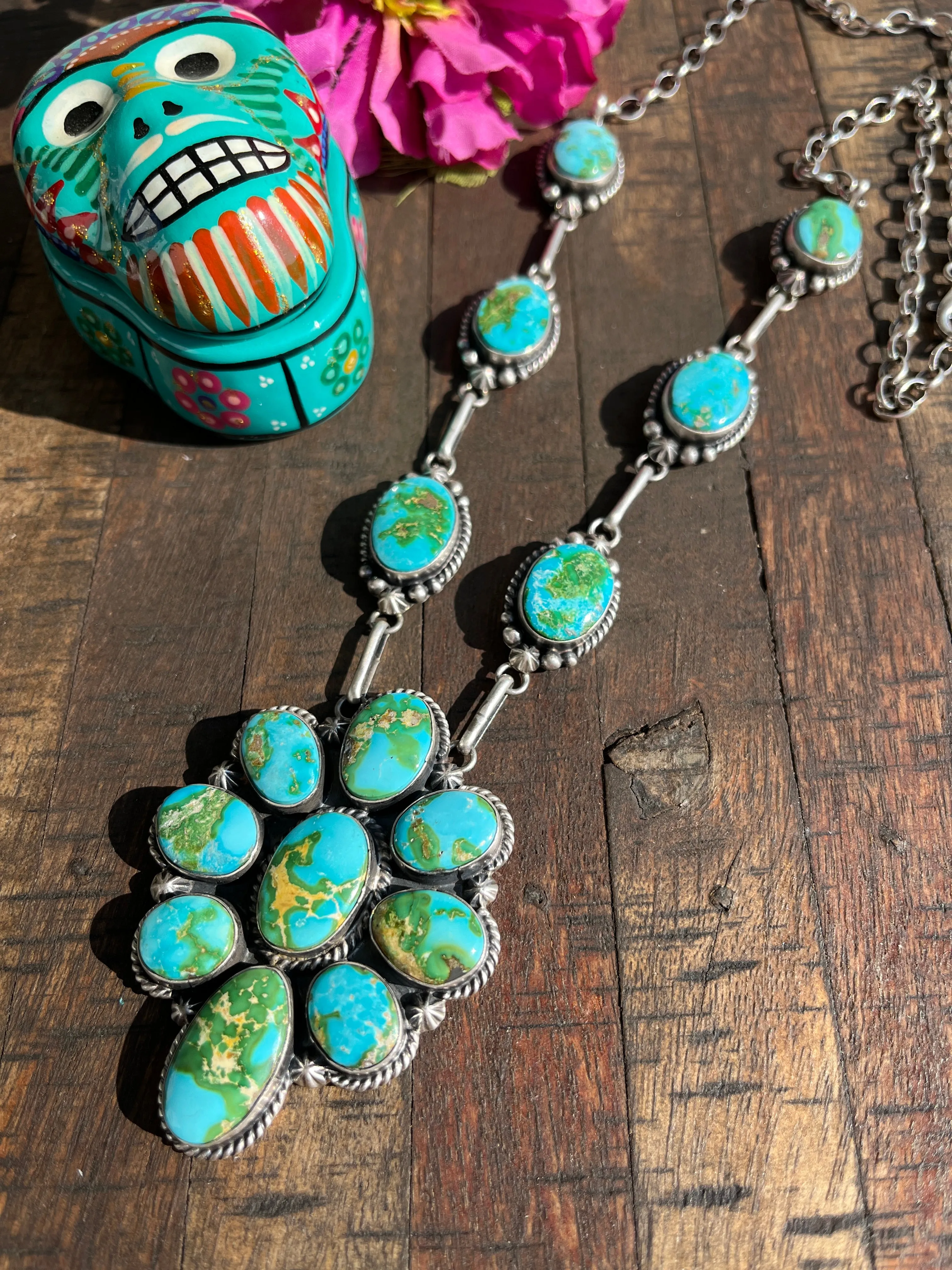 Sonoran Gold Turquoise Necklace