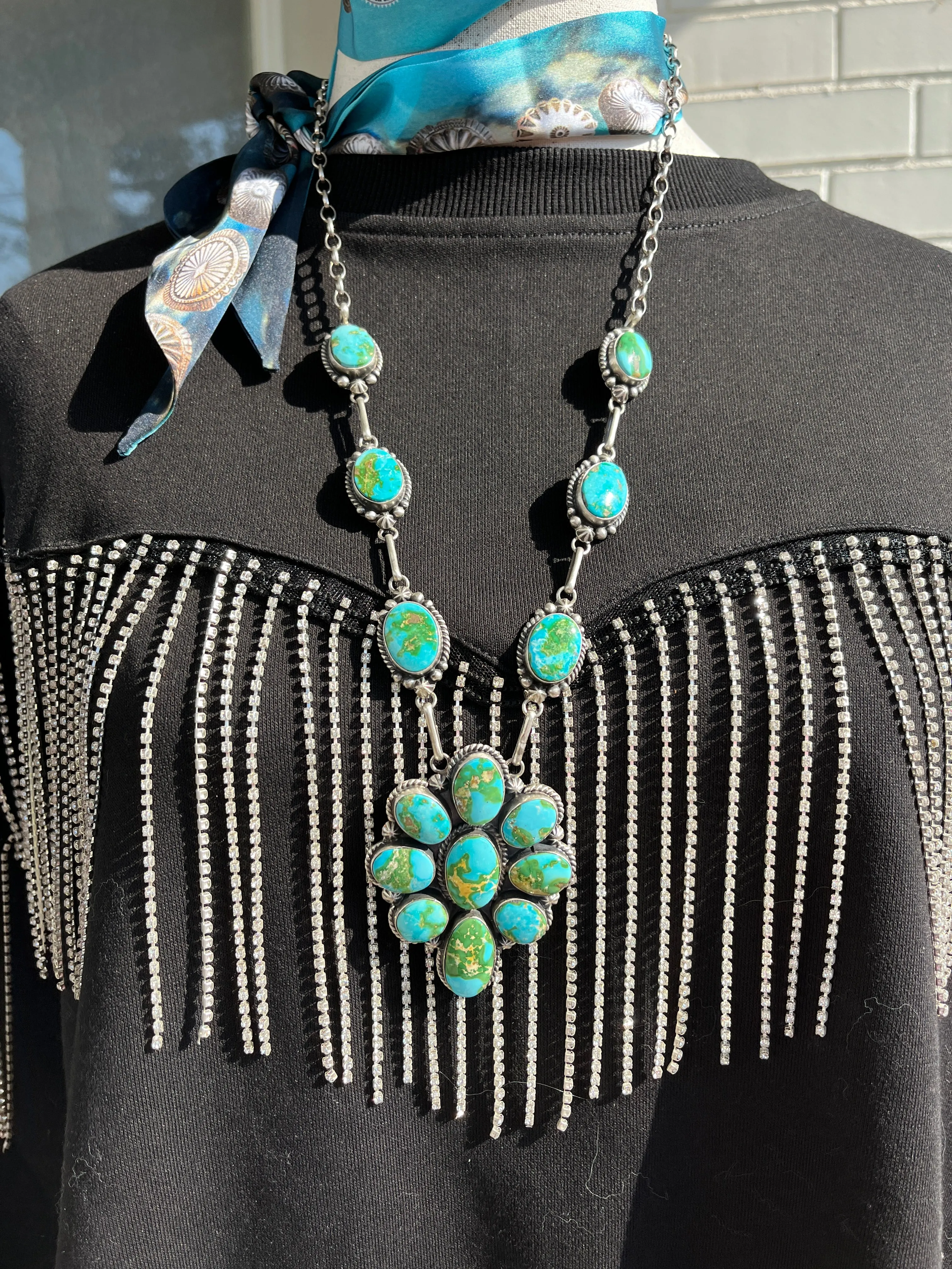 Sonoran Gold Turquoise Necklace