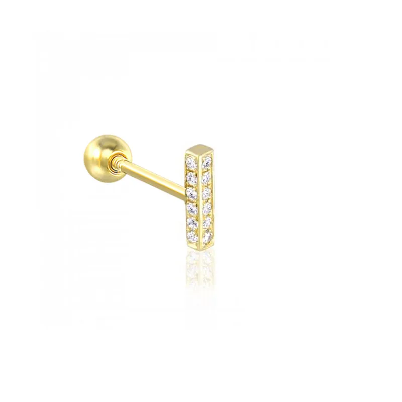 Sterling Silver Stud Piercing Earring