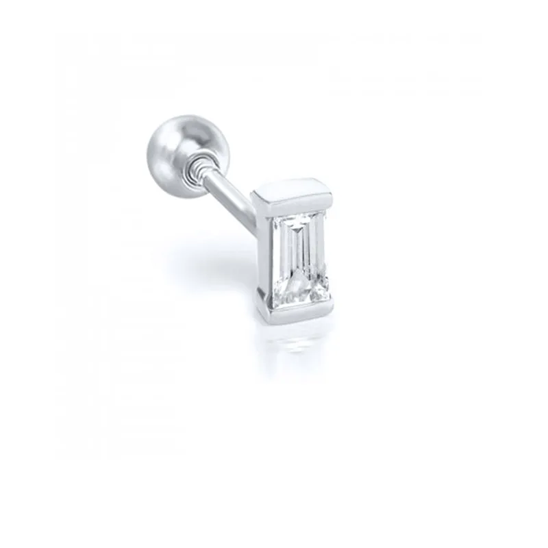 Sterling Silver Stud Piercing Earring