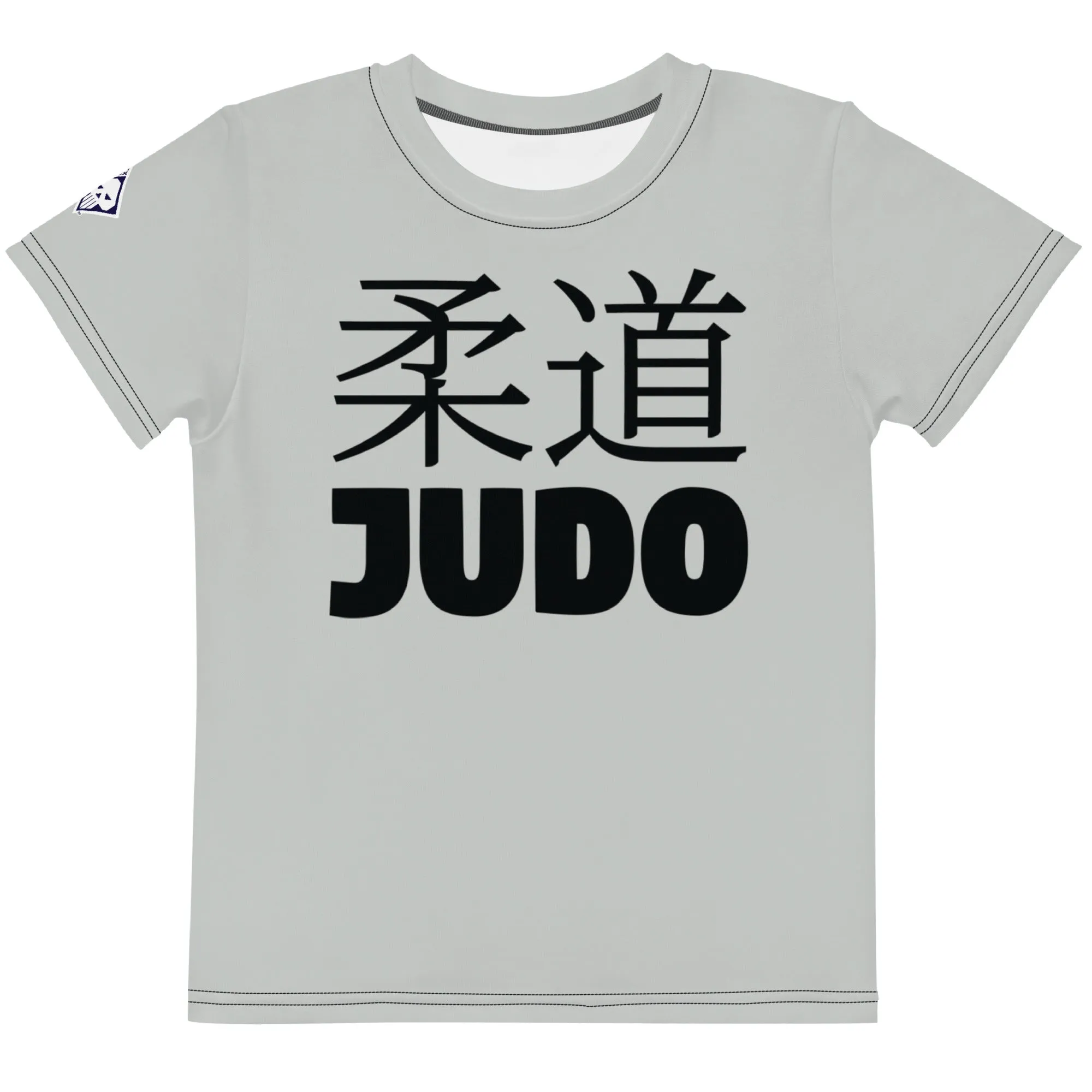 Summer Essential: Girl's Short Sleeve Classic Judo Rash Guard - Smoke