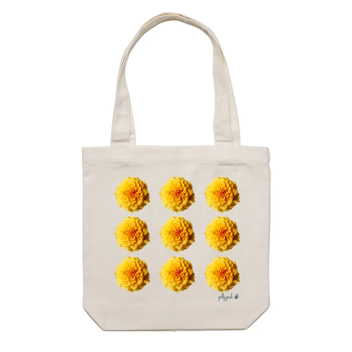 Sunburst Dahlias Tote Bag