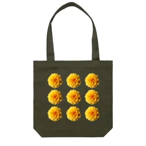 Sunburst Dahlias Tote Bag