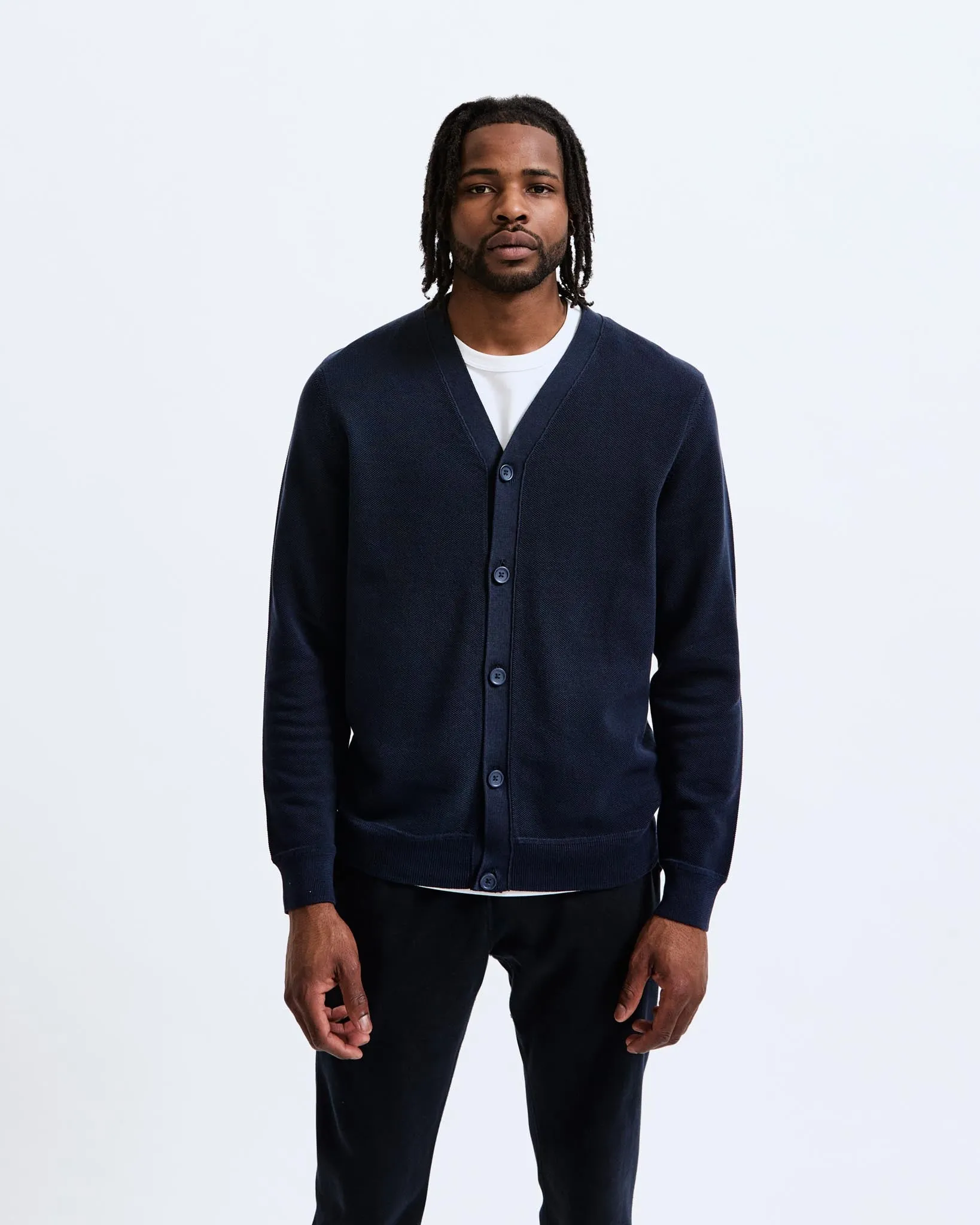 Supima Pique Ace Cardigan