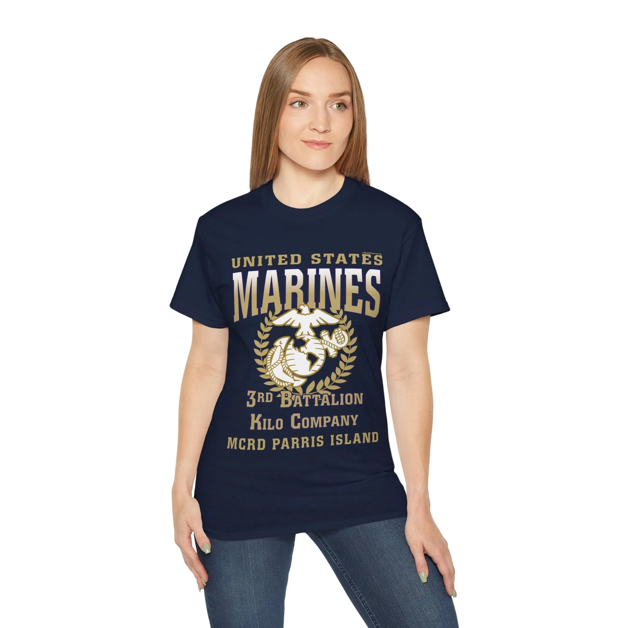 T-Shirt: Kilo Co. MCRD Parris Island (EGA   Back Proud Family)