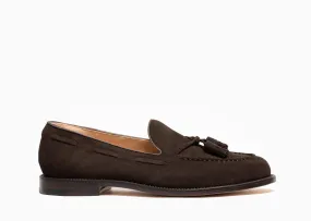 Tassel Loafer Espresso Suede