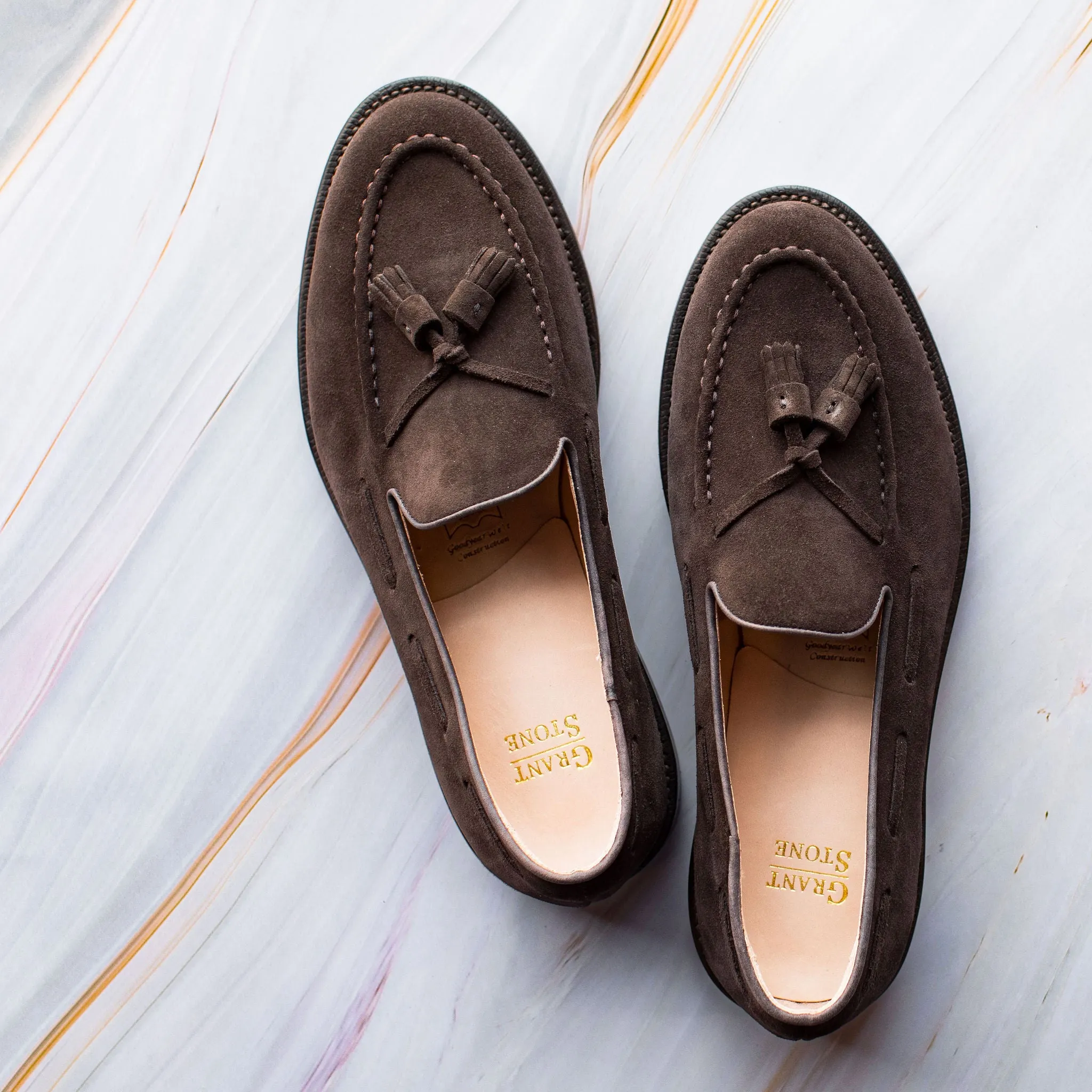 Tassel Loafer Espresso Suede