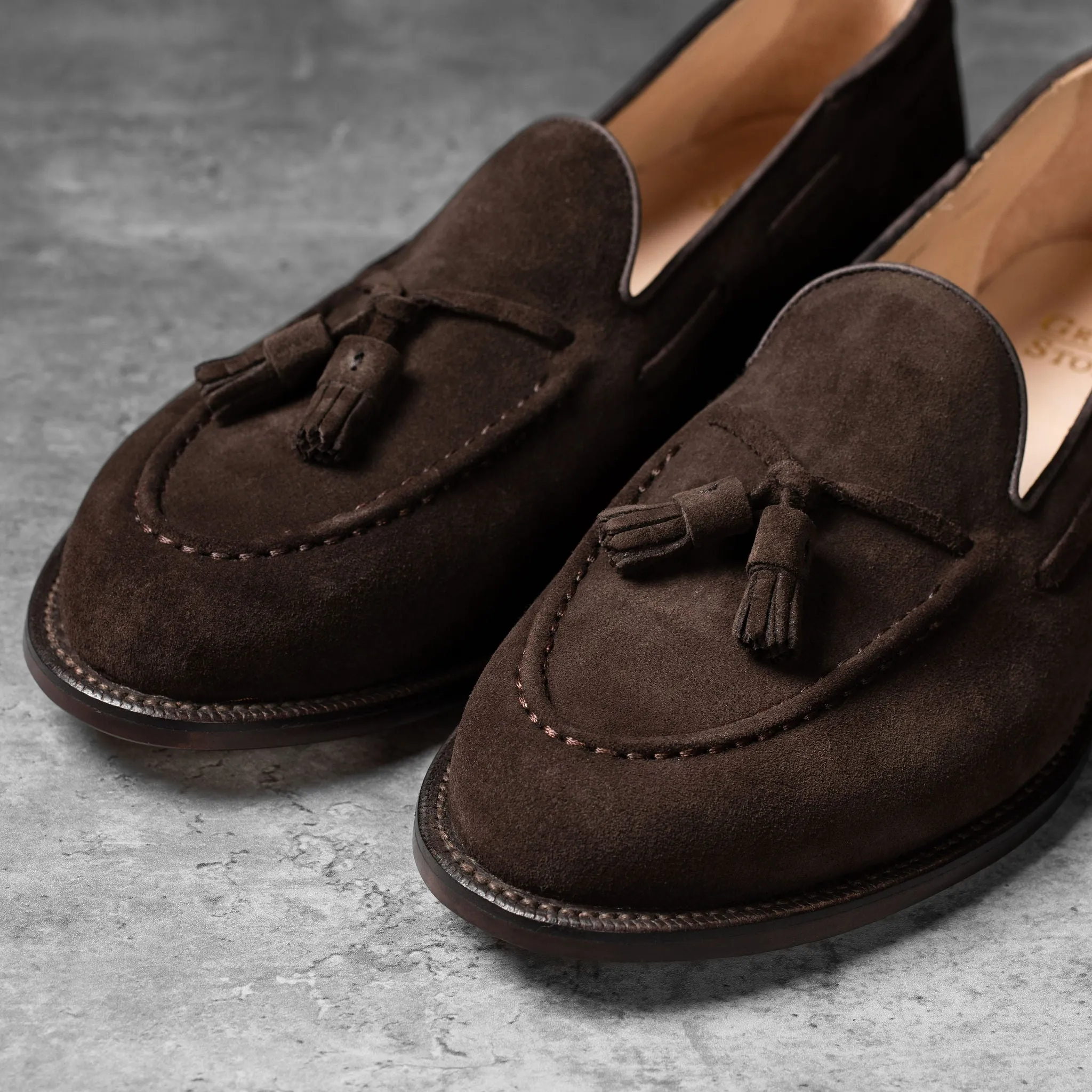 Tassel Loafer Espresso Suede