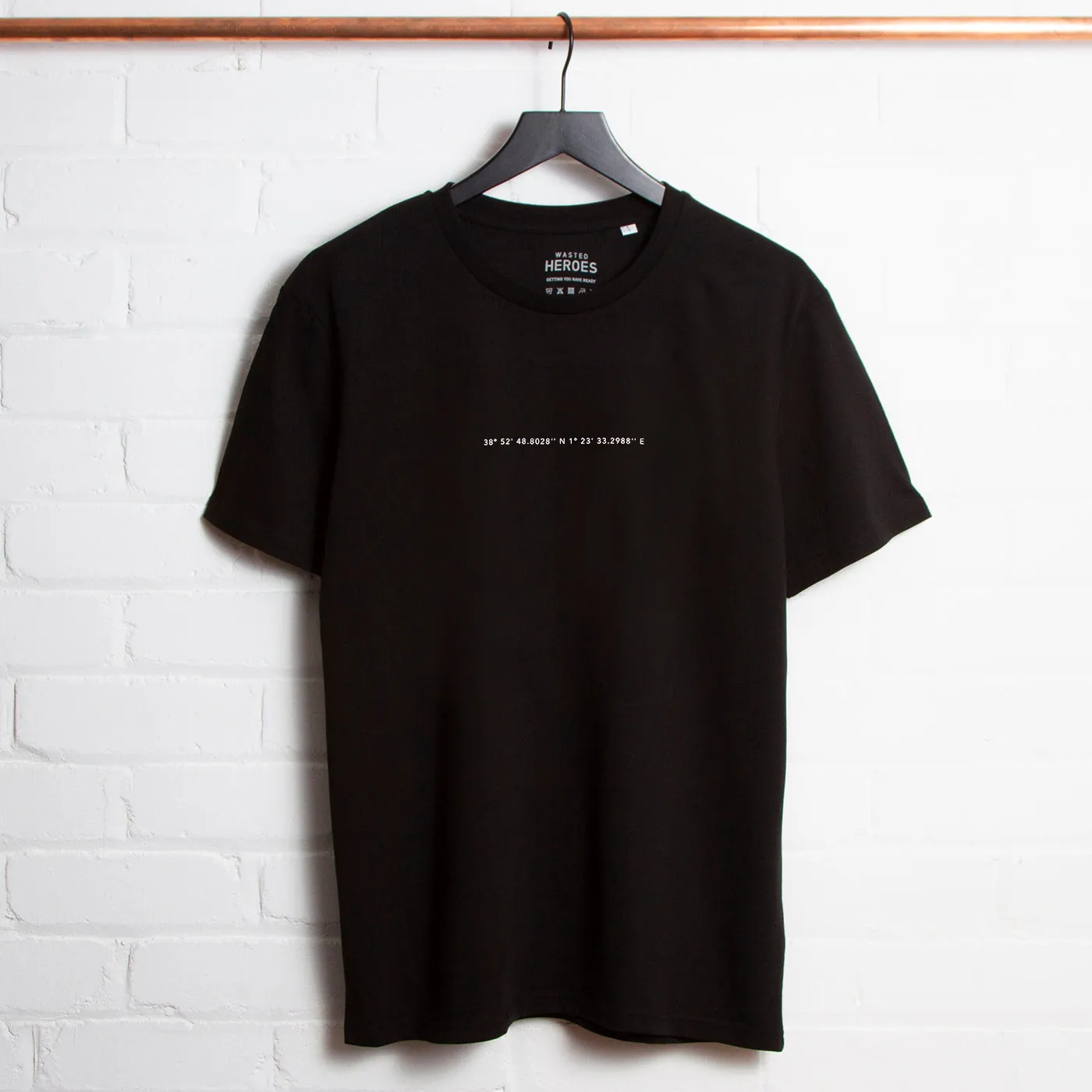 The Coordinates (DC10) - Tshirt - Black