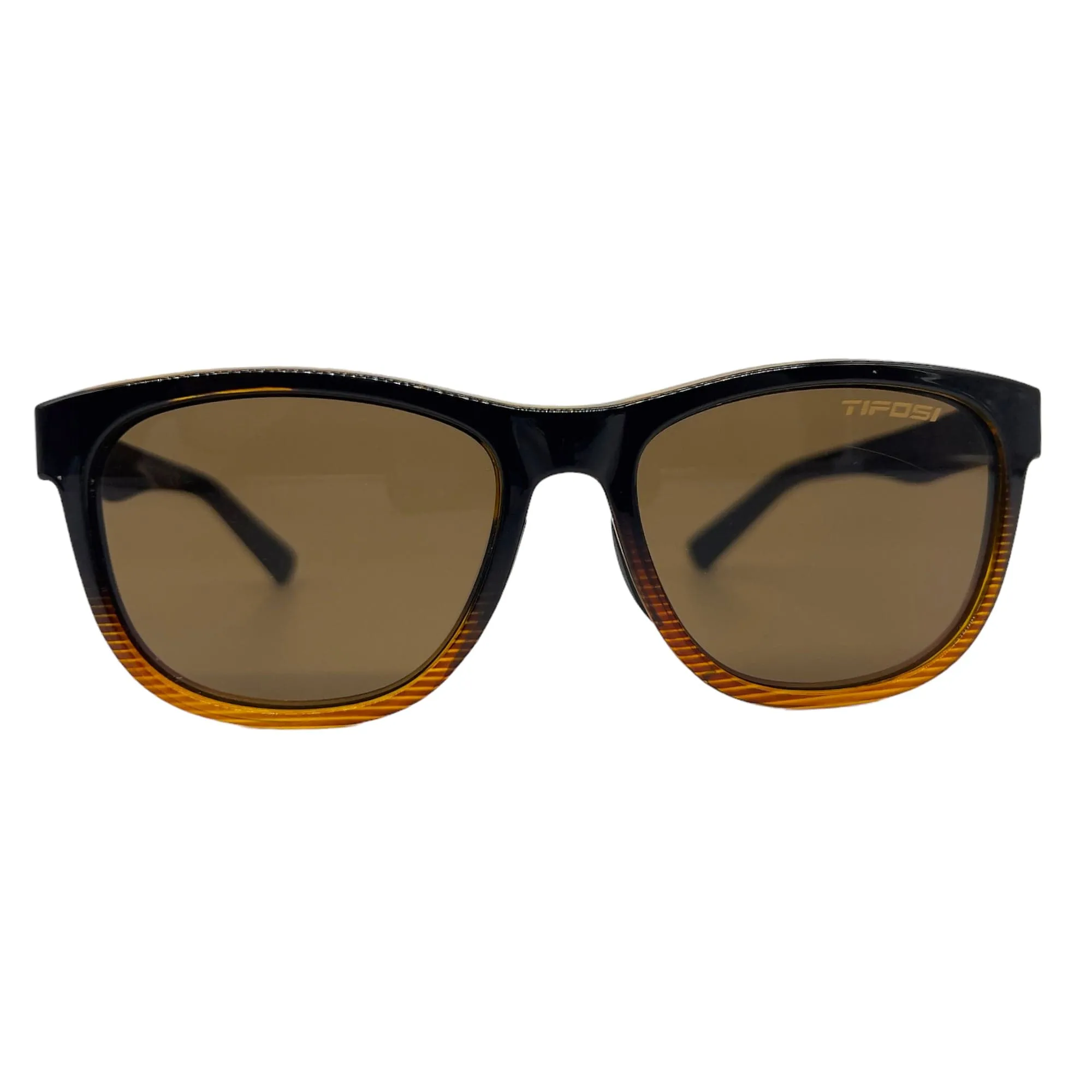 TIFOSI OPTICS Unisex "Swank" Sunglasses - Black & Brown