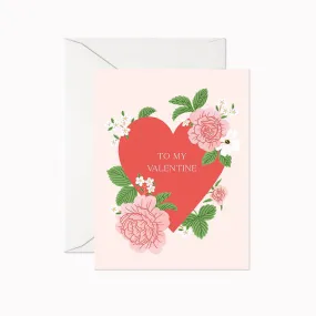 To My Valentine Card | Greeting Card (SALE)