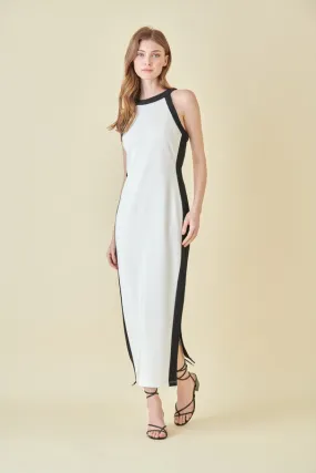 Toni Outline Bodycon Bandage Midi Dress