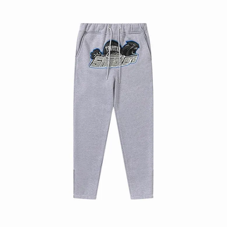 TRAPSTAR TRACKSUIT LOGO BLUE SHOOTERS *GREY/BLACK*