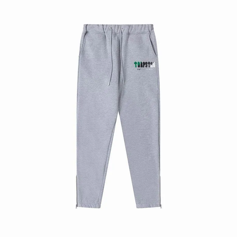 TRAPSTAR TRACKSUIT LOGO GREEN/GREY/WHITE *GREY/BLACK*