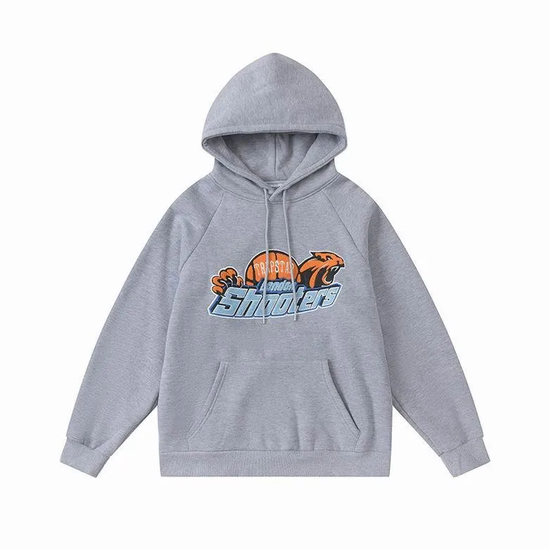 TRAPSTAR TRACKSUIT LOGO ORANGE SHOOTERS *GREY/BLACK*