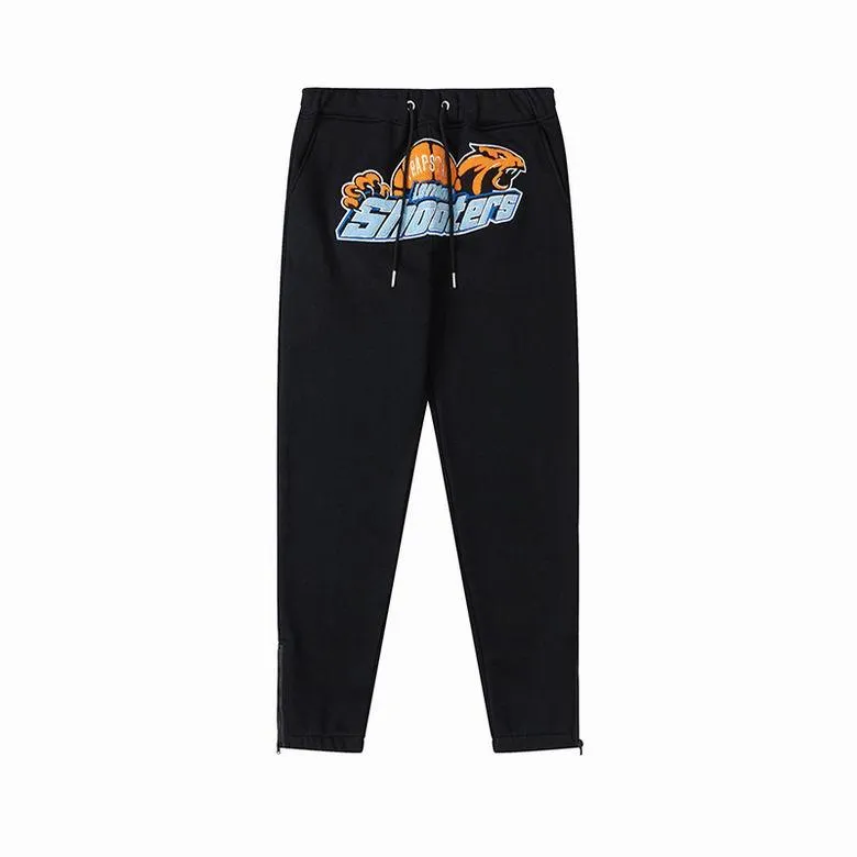 TRAPSTAR TRACKSUIT LOGO ORANGE SHOOTERS *GREY/BLACK*